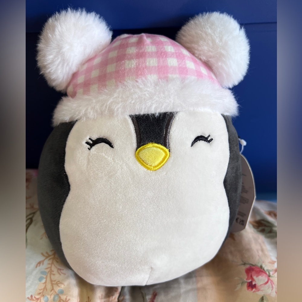 Squishmallows LUNA Penguin Beanie 8" Plush Soft Pillow Toy